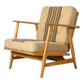 Mid Century Danish Armchair made of beech, circa 1960, Denmark