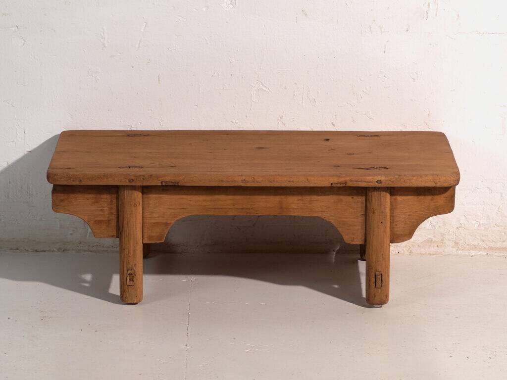 Antique pine coffee table – China, circa 1890