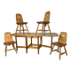 Vintage Scandinavian design dining set by Eero Aarnio for Laukaan.