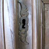 Antique baroque cabinet in solid oak