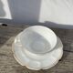 Pair of fine white and gold Limoges porcelain teacups
