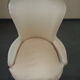 Pair of striped ivory toad armchairs