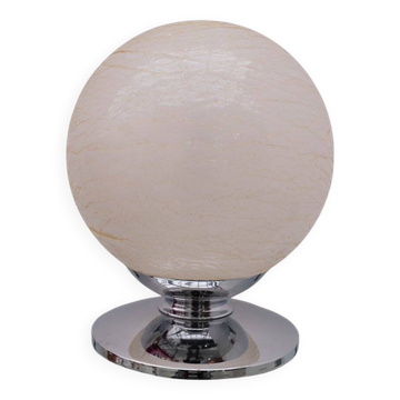 Estiluz lamp in chrome and opaline, 1970