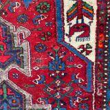 Ancient Persian carpet Hamadan handmade 108x192 cm