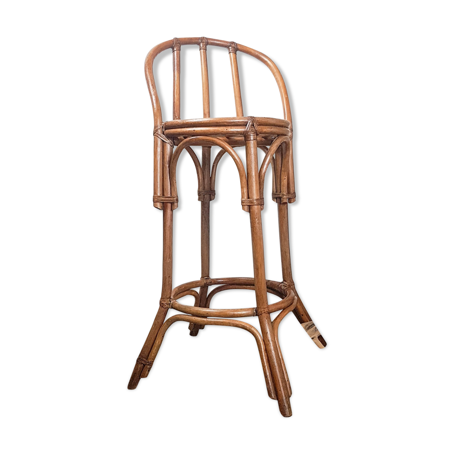 Wooden bistro set dime turned Thonet style