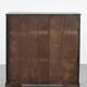 Antique English oak commode dating from the late 18th century.