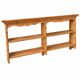 Étagère murage en bois massif - bibliothèque 