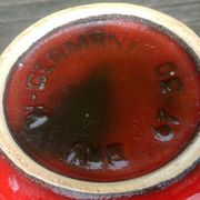 Glazed ceramic vase Vintage W.Germany 70s