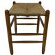 Vintage Stool Danish Papercord Rope Stool Mid Century Ottoman