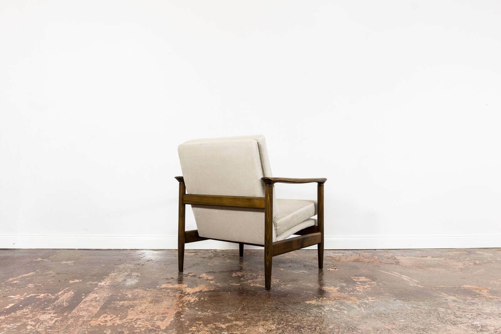 Fauteuil vintage par Edmund Homa, GFM, Pologne, années 1960