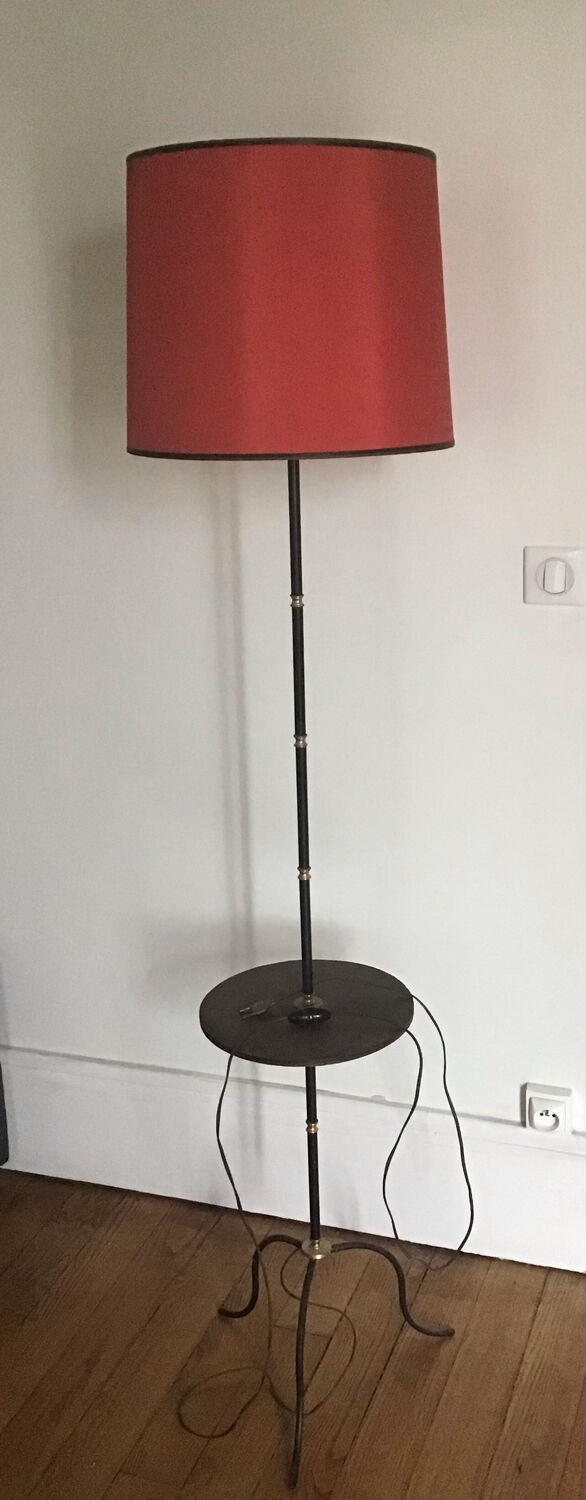 Vintage shelf floor lamp