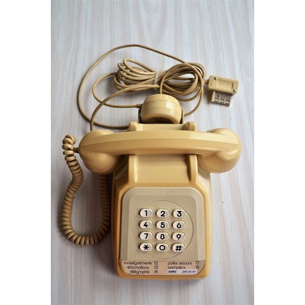 Socotel S63 vintage key phone, 1977, France | Selency