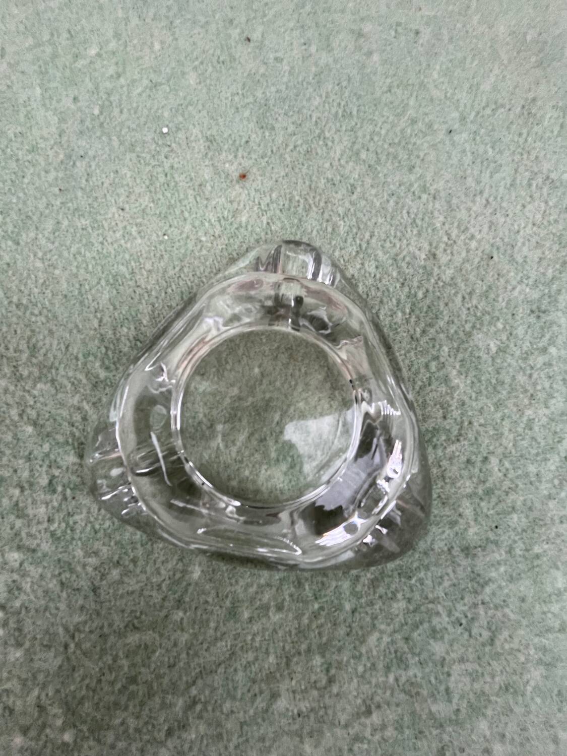 Glass ashtray