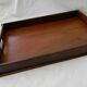 Scandinavian style teak or mahogany serving tray from the early 20th century.