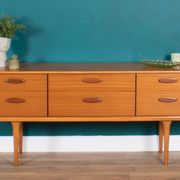 Retro Teak 1960s Austinsuite Chest Of Drawers Sideboard TV Cabinet