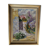 Oil on canvas 1960 "A Summer in the South" signed and dated