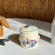 Pot boîte à bombons céramique Sarreguemines modèle Ribeauville vintage années 60/70
