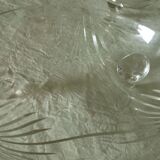 Dessert service salad bowl cut in crystal cut