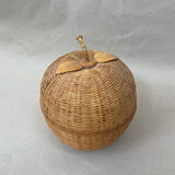 Boîte pomme en osier