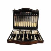 Corona Sheffield Stainless Steel Cutlery Set, 38 Pieces, Cream Bone-Effect