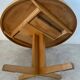 Vintage 70s Scandinavian design oak extendable table