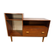 Mid Century Retro Teak Telephone Seat / Media Cabinet (Circa 1960)  A super