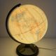 Vintage 1960 globe terrestrial lamp Süd-West Verlag Munich - 34 cm