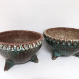 Tripod and zoomorphic pot caches - accolay, 1970
