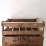 Wooden bottle locker box