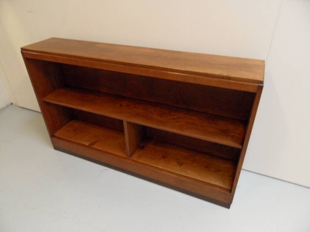 ArtbDeco oak open bookcase Amsterdam School