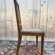 Set of 6 Art Deco chairs in marquetry and caning.