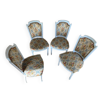 Set of Louis XVI style chairs