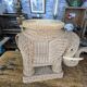 Vintage rattan coffee table