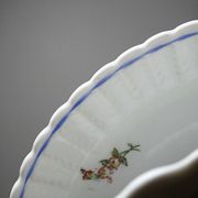 Bernardaud sauceboat Limoges porcelain with floral decoration from the 1920s to 1950s.