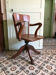 Fauteuil de bureau à balance américain en bois