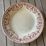 Caiffa planter's half-deep iron earthenware plate