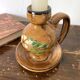 Ceramic thumb candle holder - floral decoration - Alsace