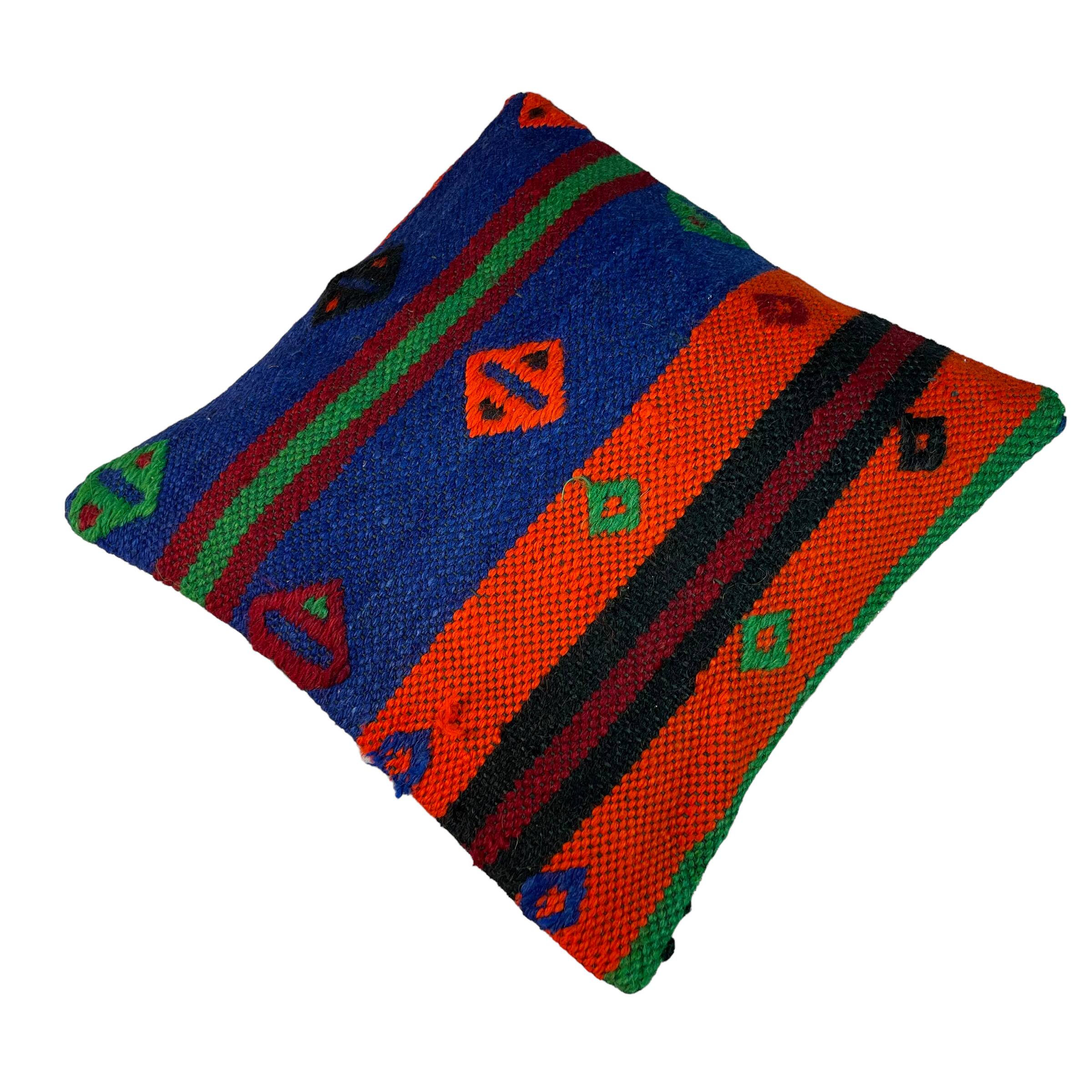HOUSSE DE COUSSIN KILIM TURC VINTAGE, 40 X 40 CM