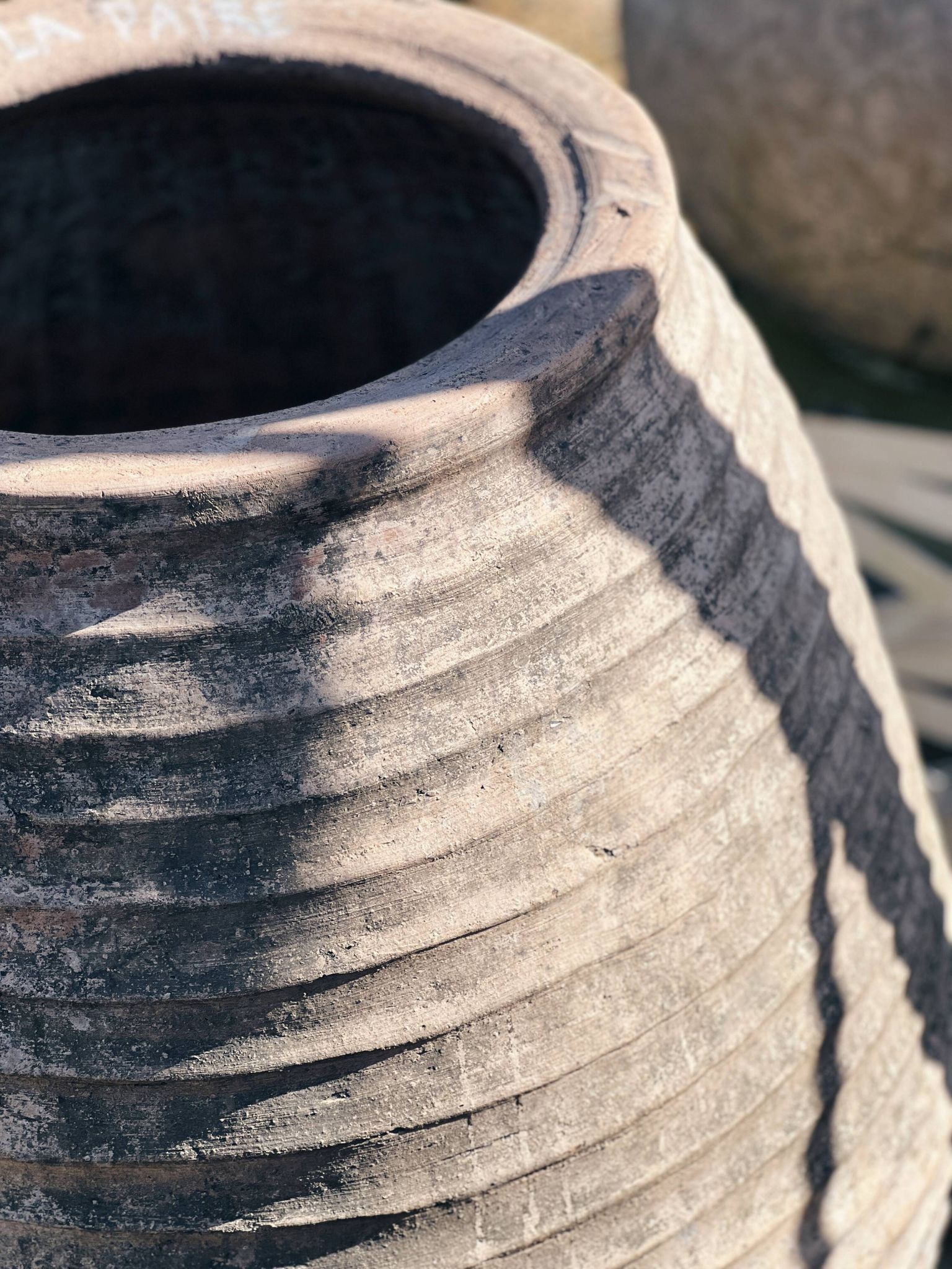 Pair of large Spanish jars