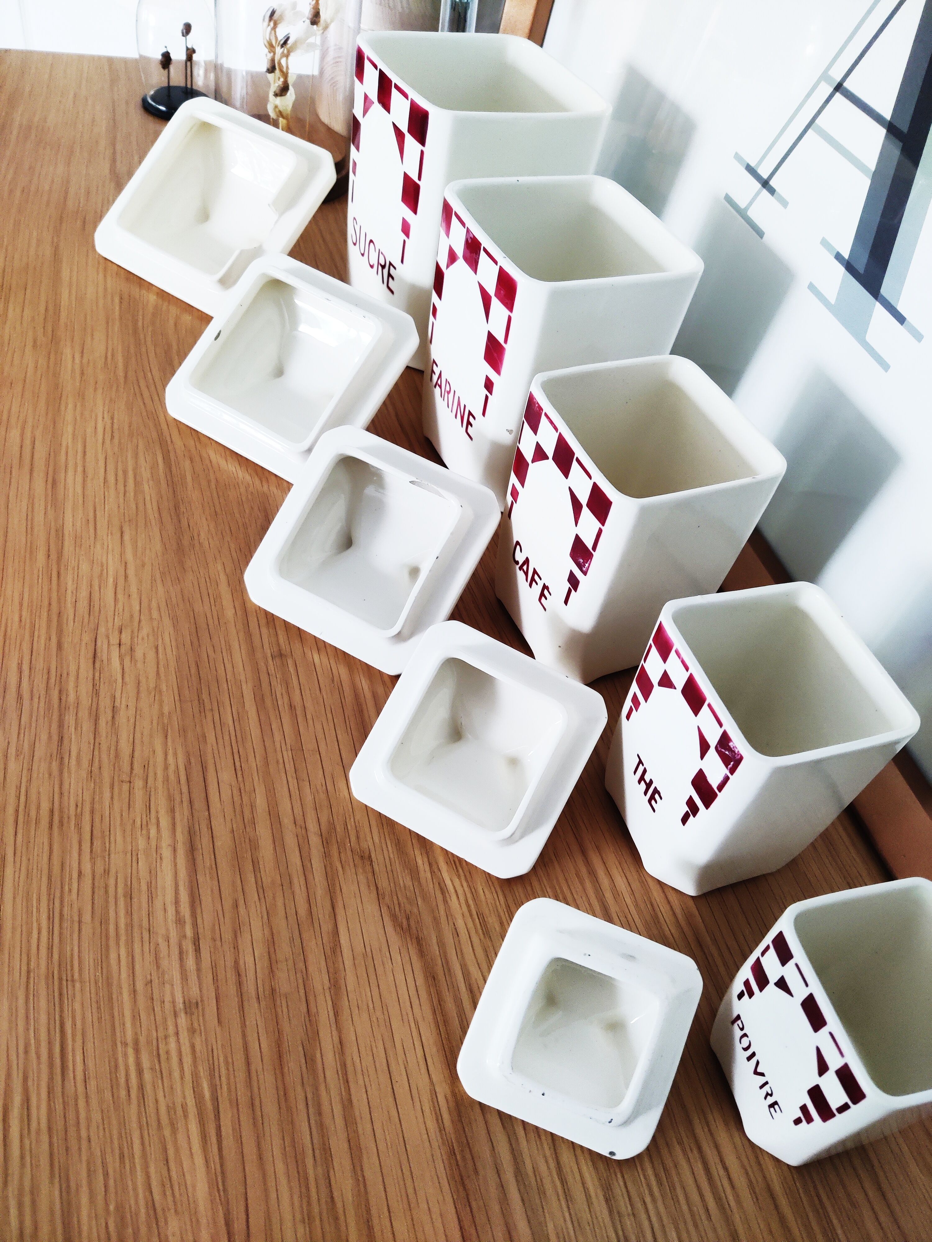 Lot de 5 pots à épices