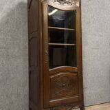 Louis XV style Provencal bonnetière in solid oak circa 1900