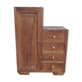 Combined asymmetrical chest of drawers