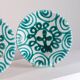 Pair of handpainted vintage plates by Gmunder Keramik Austria