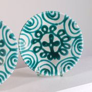 Paire d'assiettes vintage peintes à la main par Gmunder Keramik Autriche