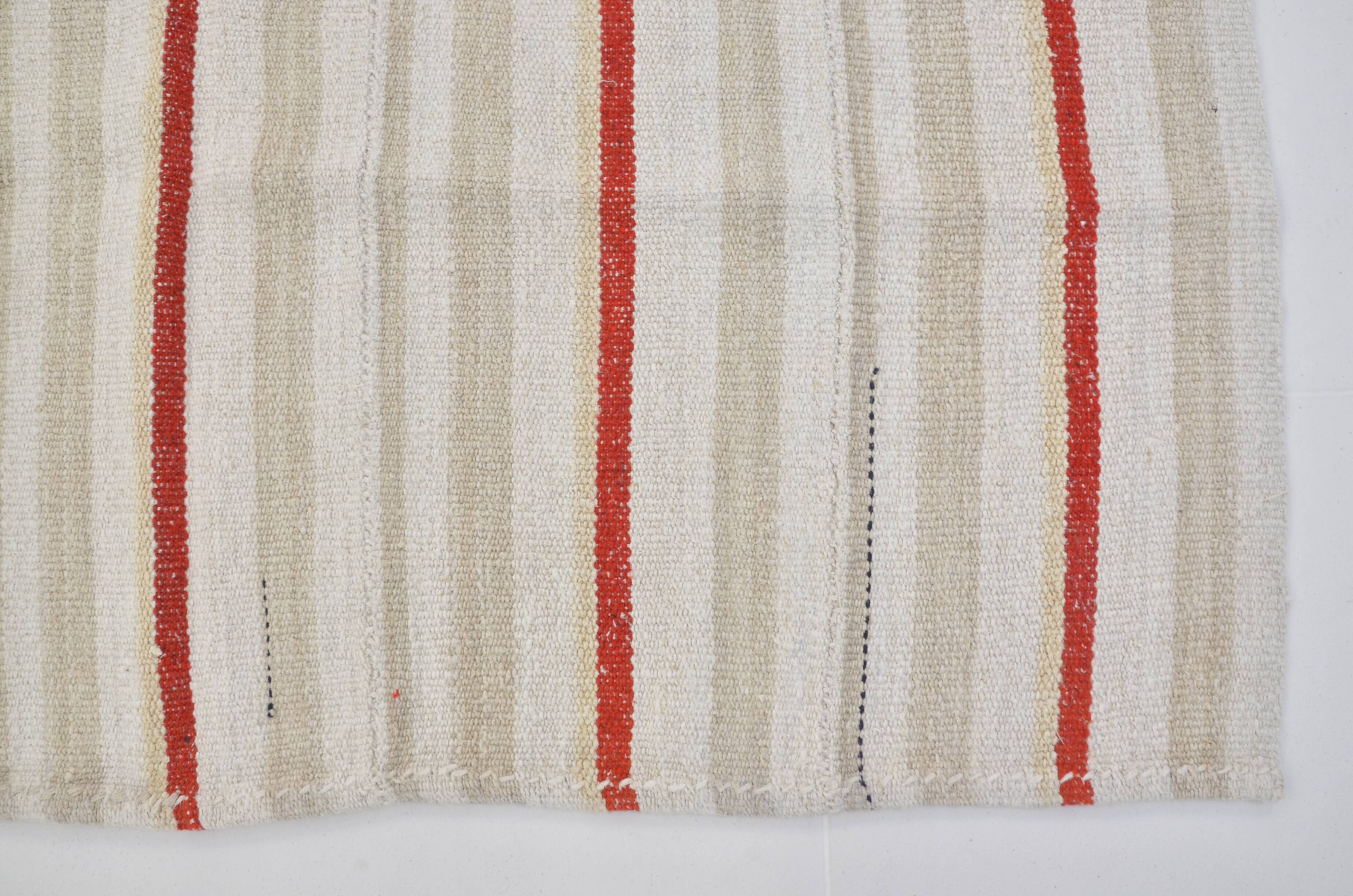 Vintage Handwoven Hemp Kilim Rug sku 3670