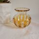 Czechoslovakian crystal glass vase