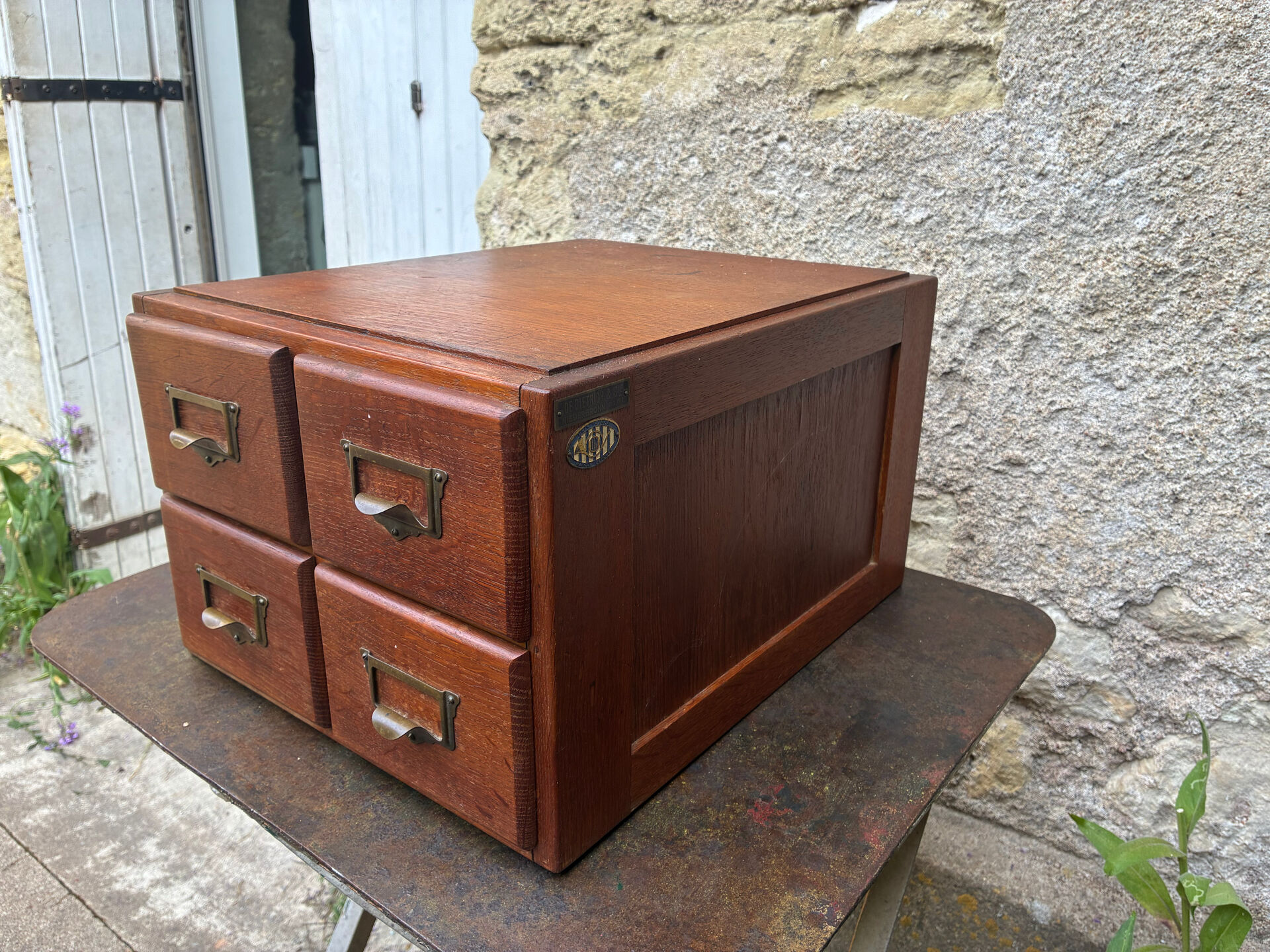 Workshop wooden storage cabinet