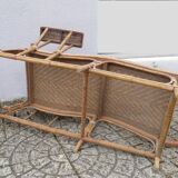 Rattan chaise longue 1900