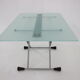 Table basse ou salle à manger Desalto Glass Elevator des années 1990, Italie