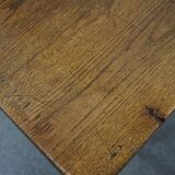 Table à manger française ancienne en chêne du début du 19ème siècle